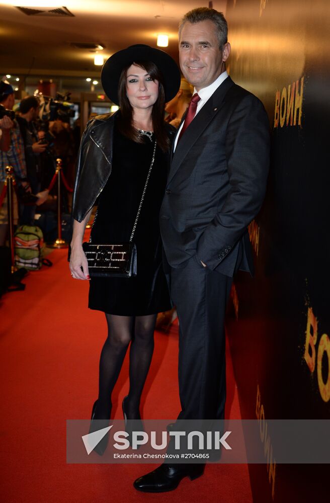 Premiere of Alexei Adrianov's film 'The Warrior'