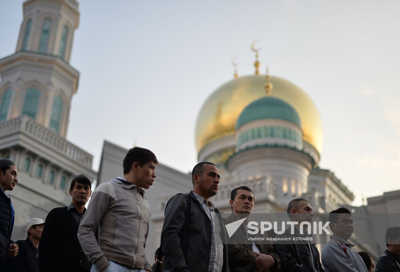 Celebrating Eid al-Adha at Moscow Cathedral Mosque