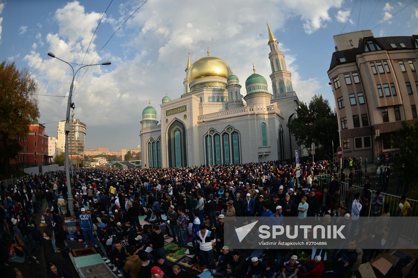 Celebrating Eid al-Adha at Moscow Cathedral Mosque