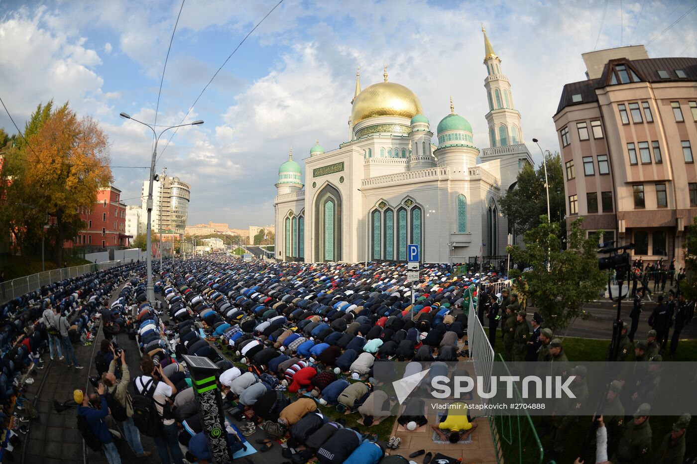 Celebrating Eid al-Adha at Moscow Cathedral Mosque