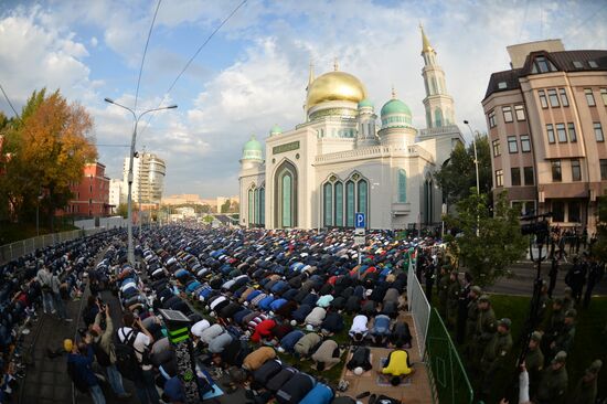 Celebrating Eid al-Adha at Moscow Cathedral Mosque