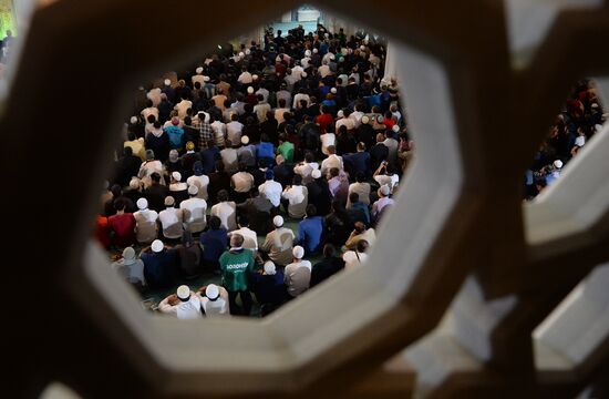 Celebrating Eid al-Adha at Moscow Cathedral Mosque
