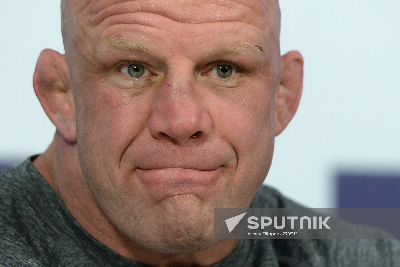 Press conference by Jeff Monson on gaining Russian citizenship