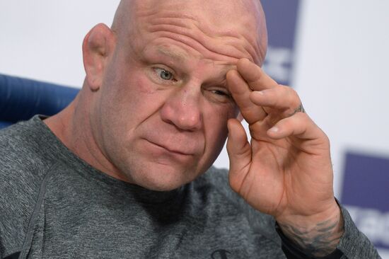 Press conference by Jeff Monson on gaining Russian citizenship