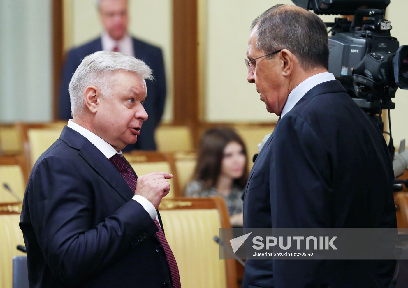 Russian Prime Minister Dmitry Medvedev chairs Government meeting