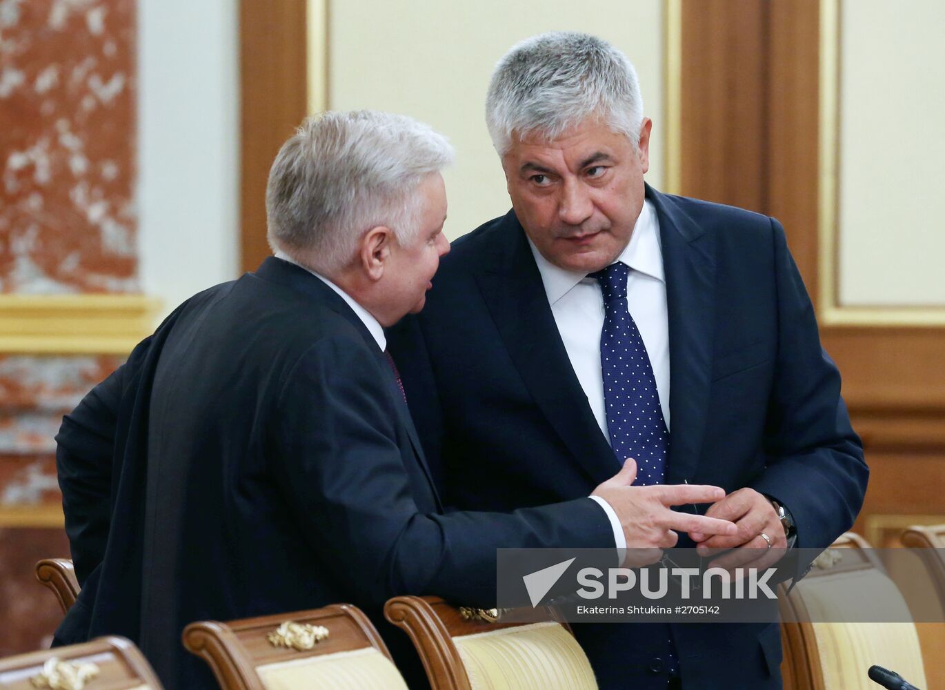 Russian Prime Minister Dmitry Medvedev chairs Government meeting