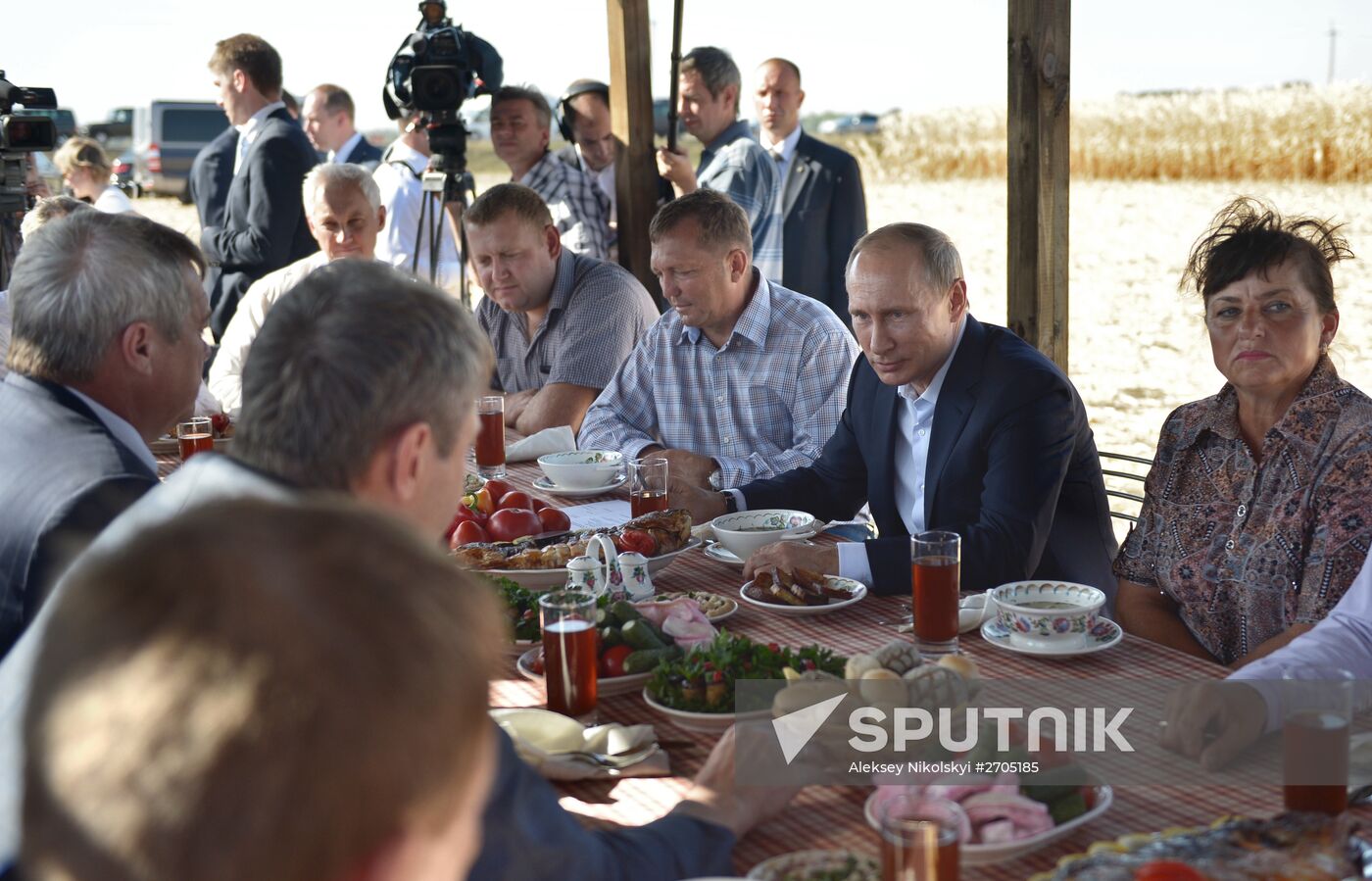 Russian President Vladimir Putin's working trip to Rostov Region