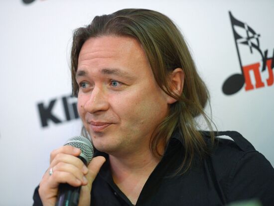 Joint news conference by Aria band and Valery Kipelov