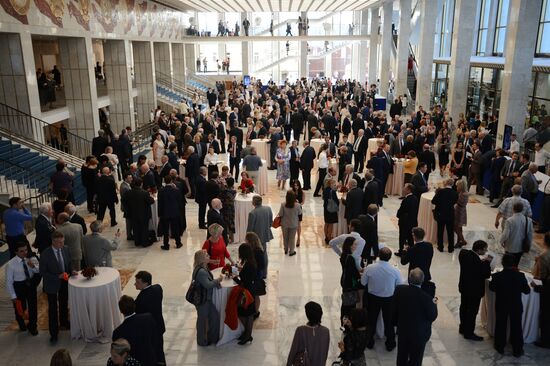 Rogozin addresses a gathering marking 70th anniversary of nuclear industry