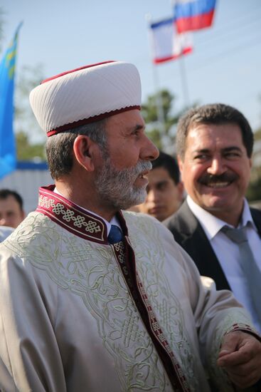 Launching construction of cathedral mosque in Crimea