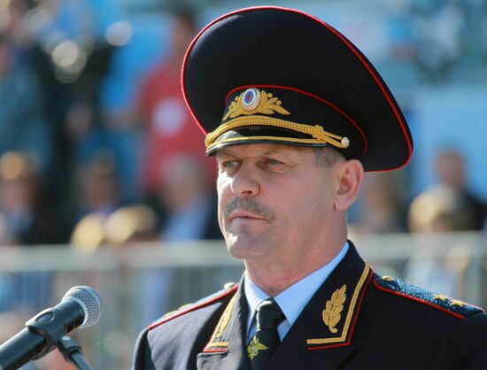 Moscow police sports festival