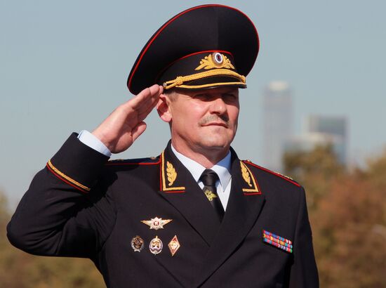 Moscow police sports festival