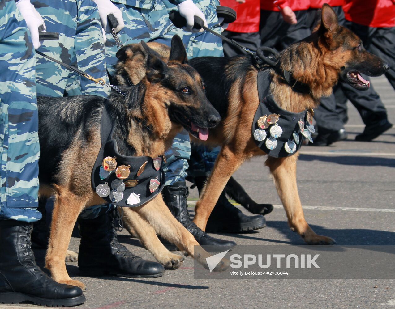Moscow police sports festival