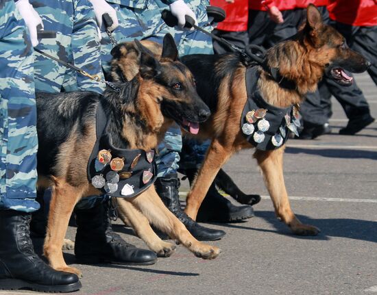 Moscow police sports festival