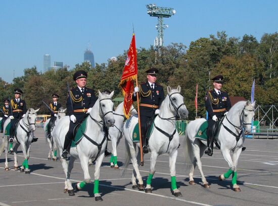 Moscow police sports festival