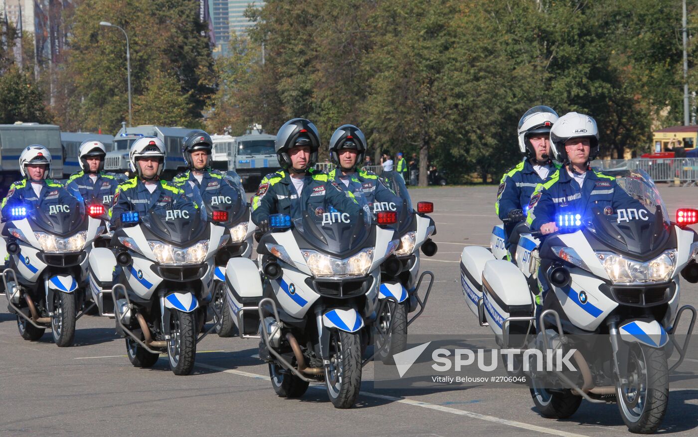 Moscow police sports festival