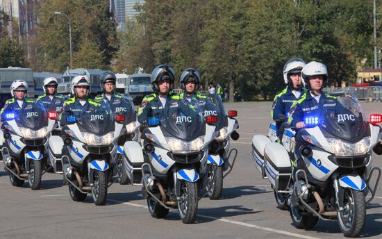 Moscow police sports festival