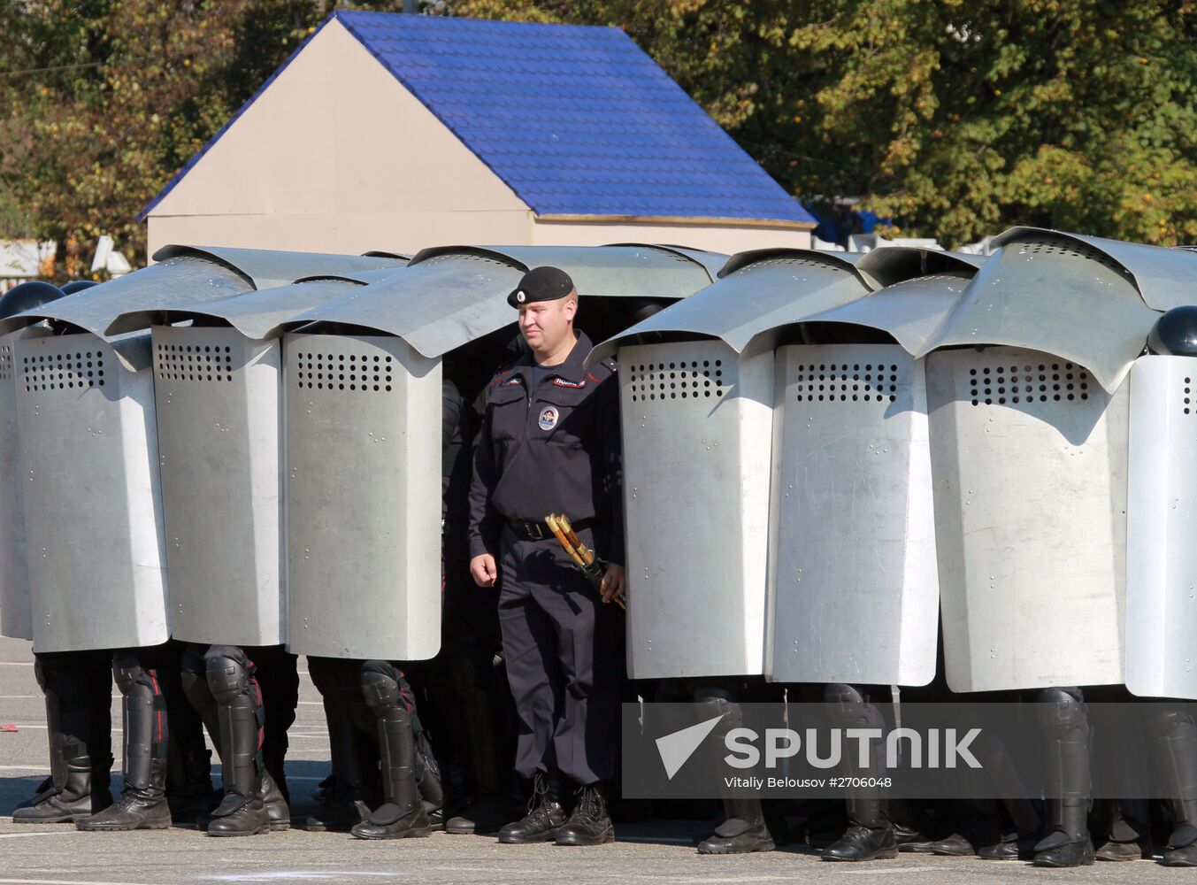 Moscow police sports festival