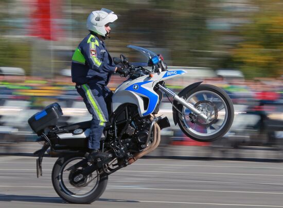Moscow police sports festival