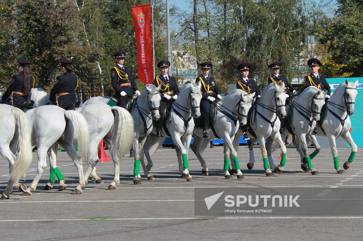 Moscow police sports festival