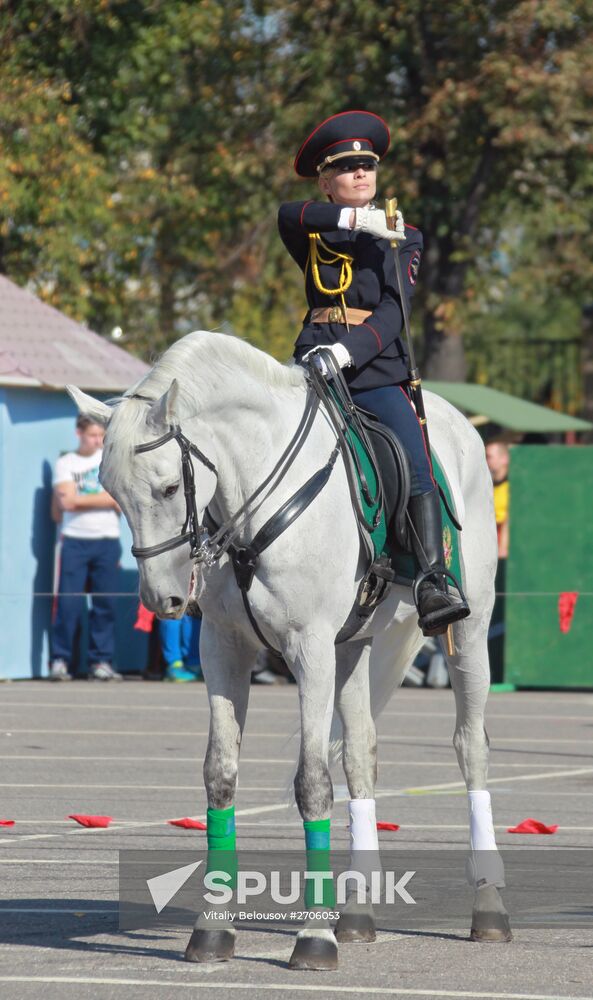 Moscow police sports festival