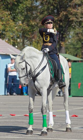 Moscow police sports festival