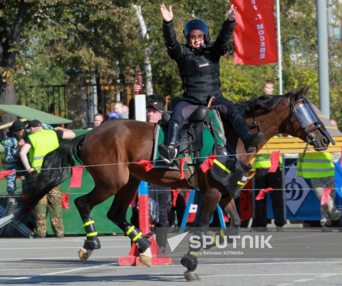 Moscow police sports festival