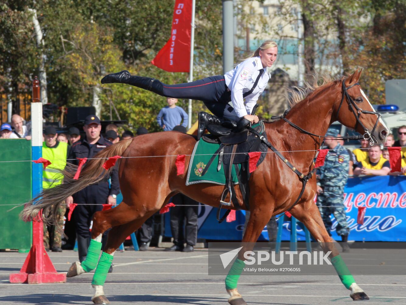 Moscow police sports festival