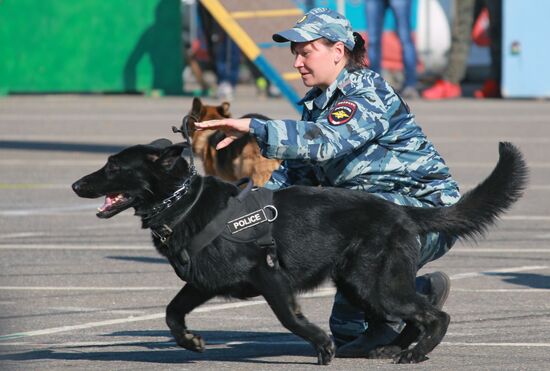 Moscow police sports festival