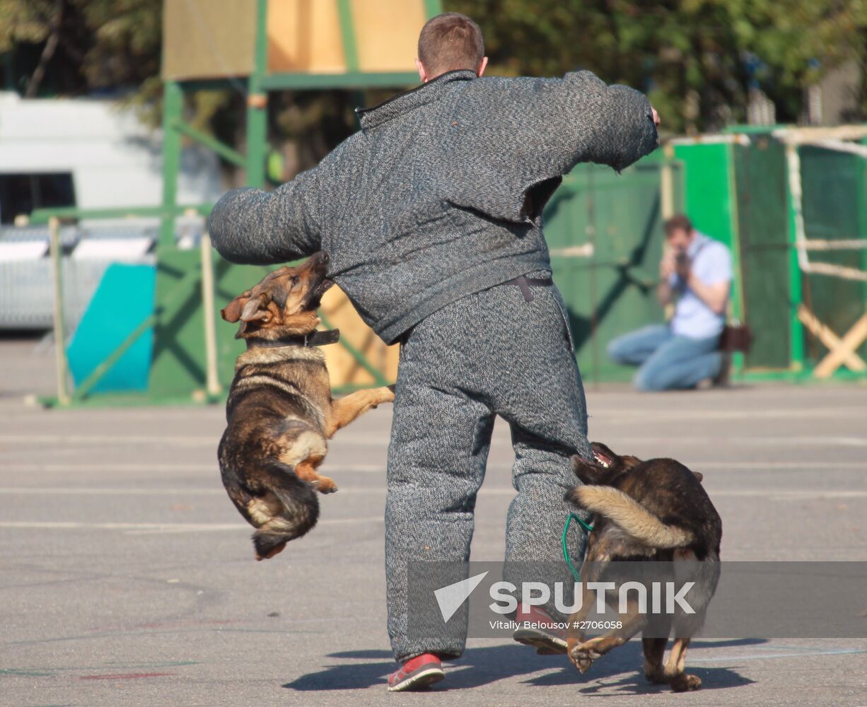 Moscow police sports festival