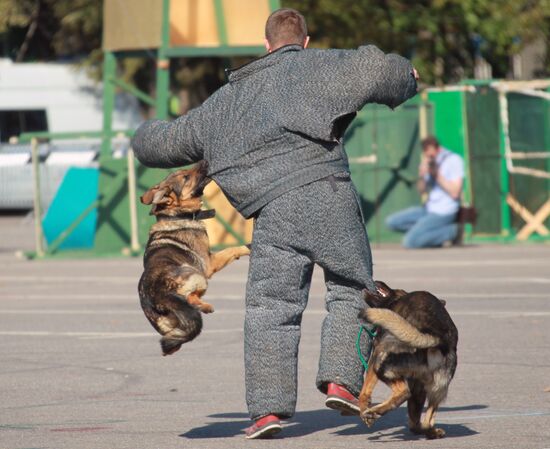 Moscow police sports festival