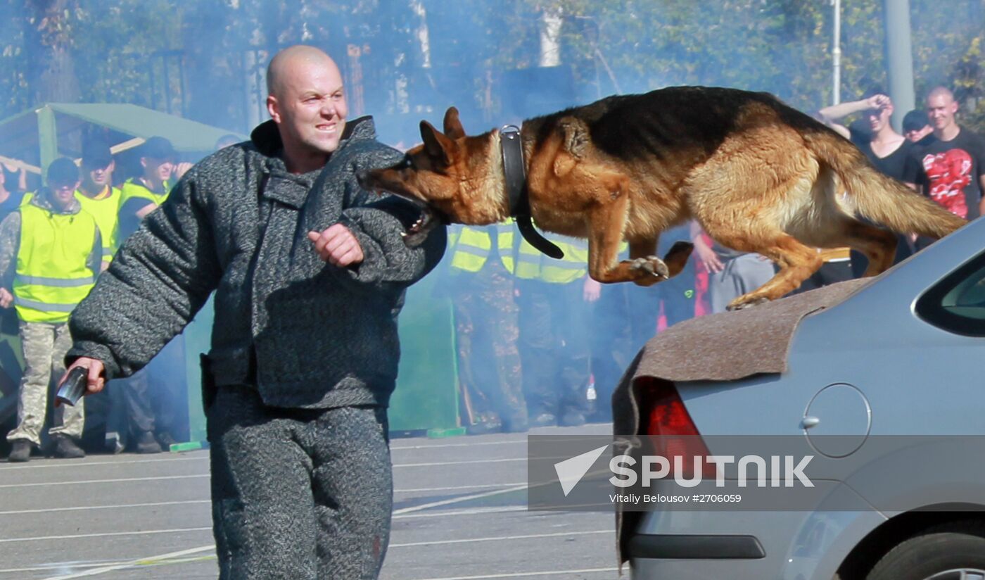 Moscow police sports festival