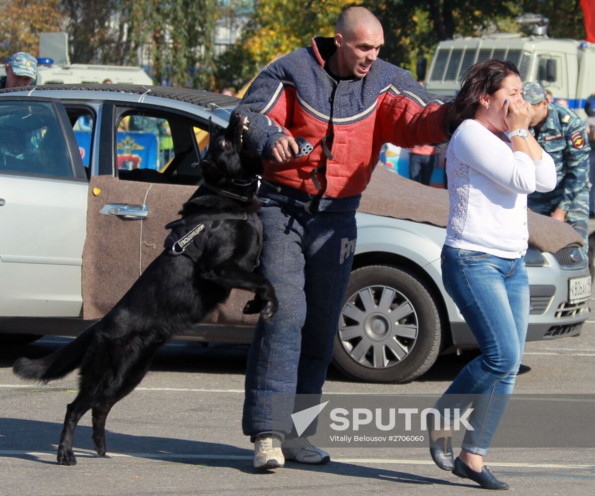 Moscow police sports festival