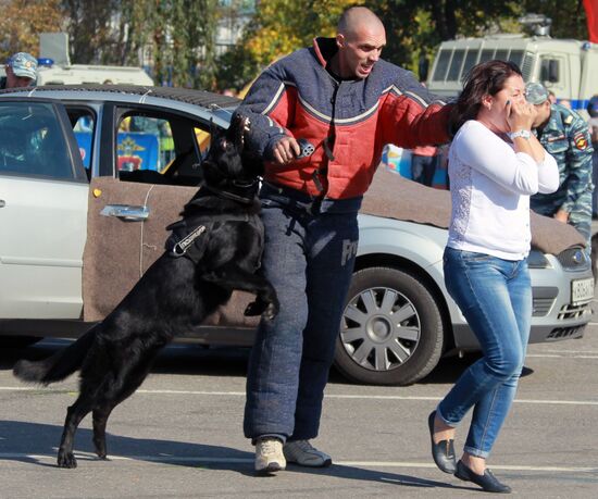 Moscow police sports festival