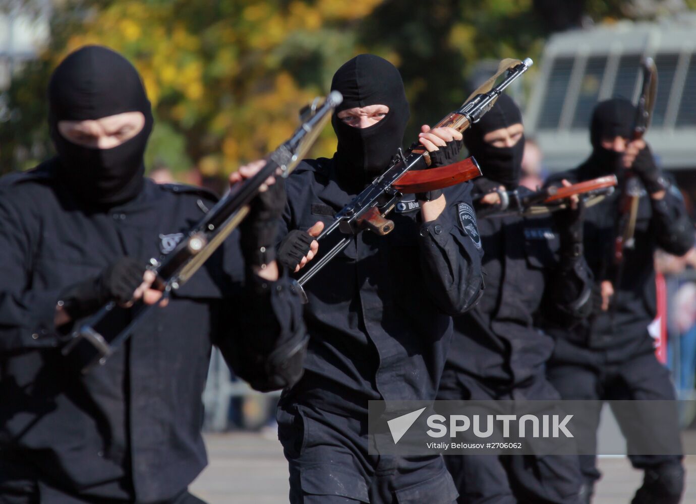 Moscow police sports festival