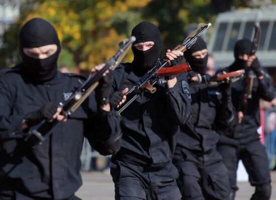 Moscow police sports festival