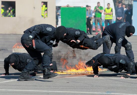 Moscow police sports festival