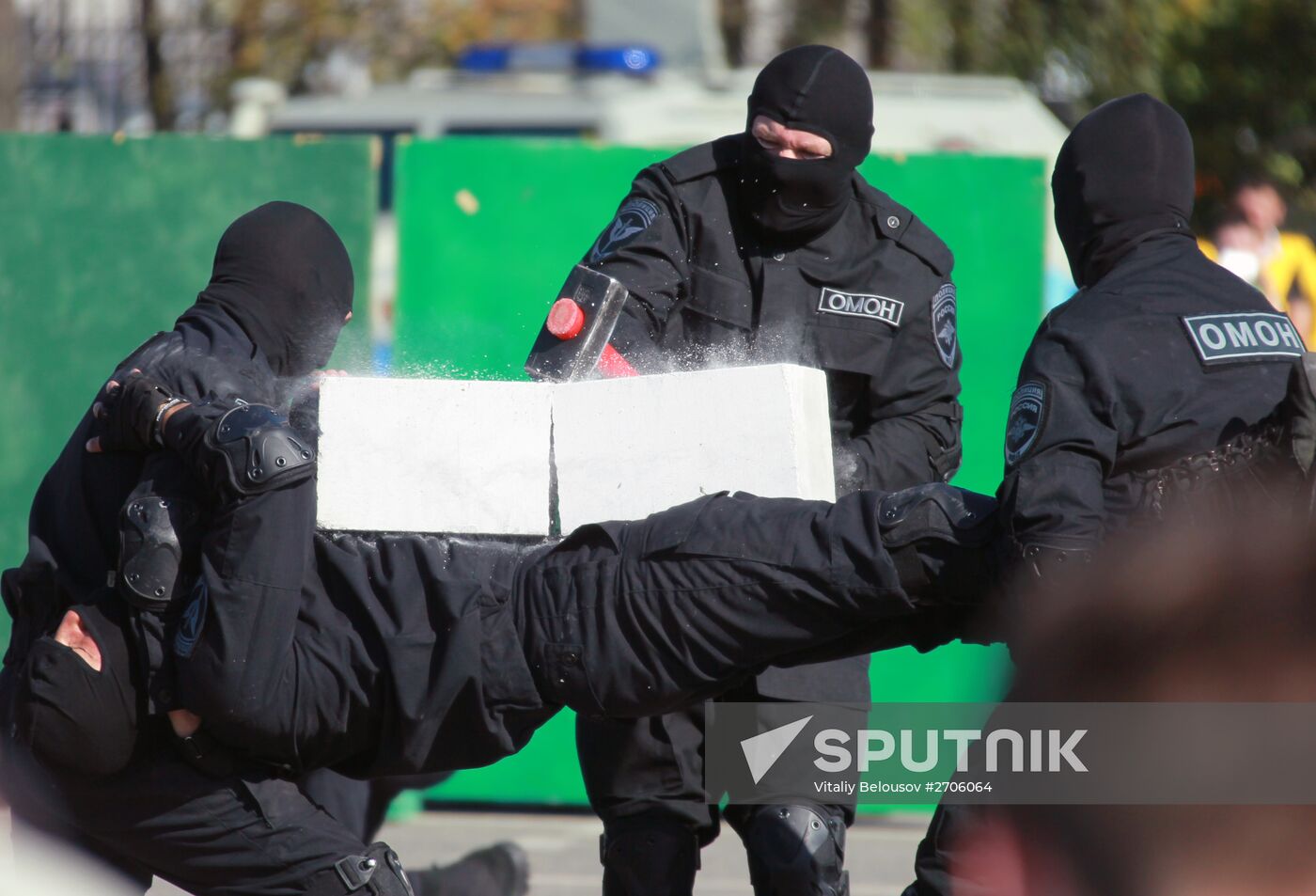 Moscow police sports festival