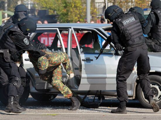 Moscow police sports festival