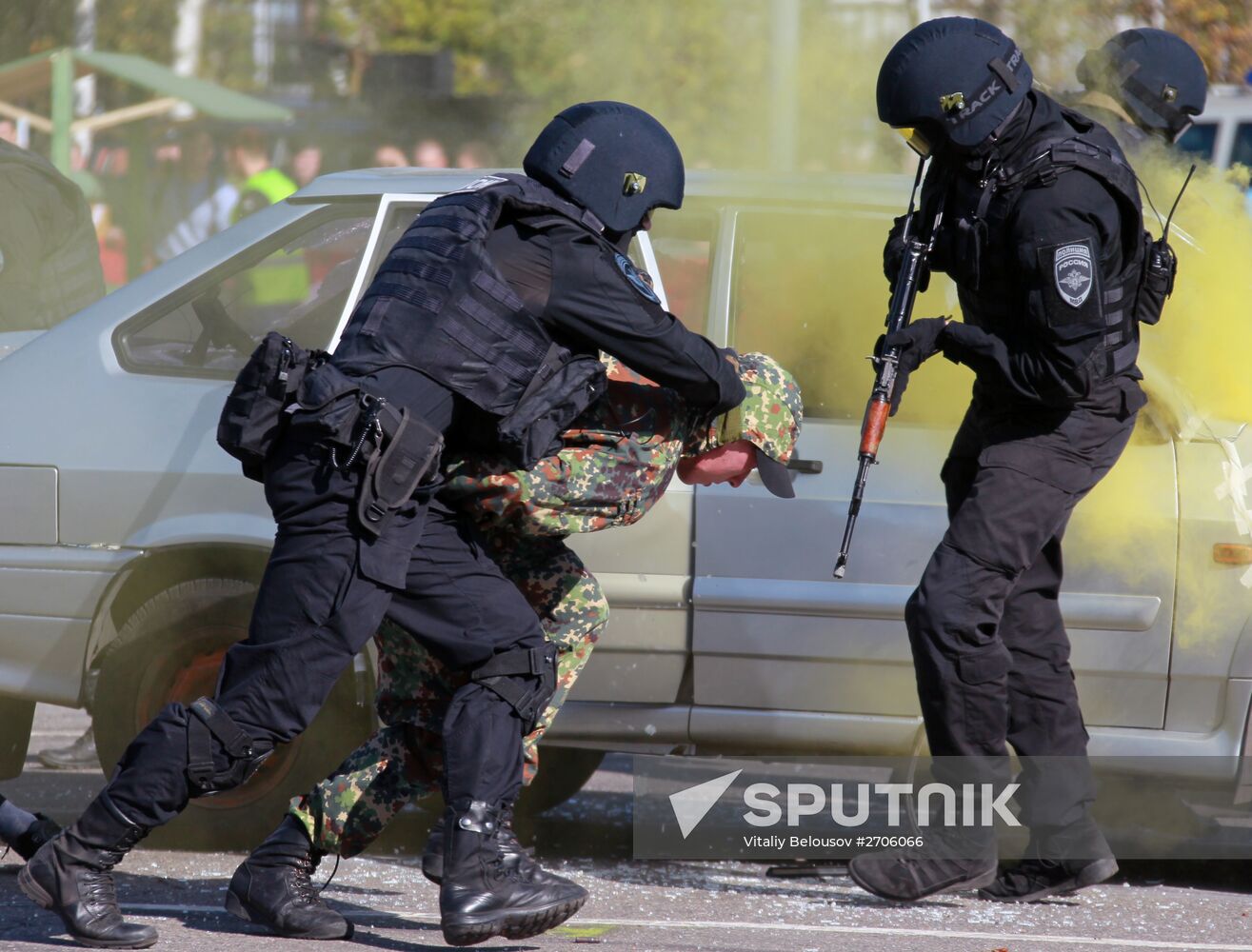 Moscow police sports festival