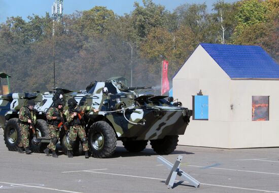 Moscow police sports festival