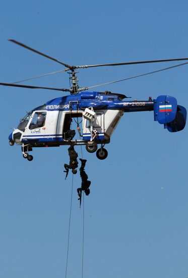 Moscow police sports festival