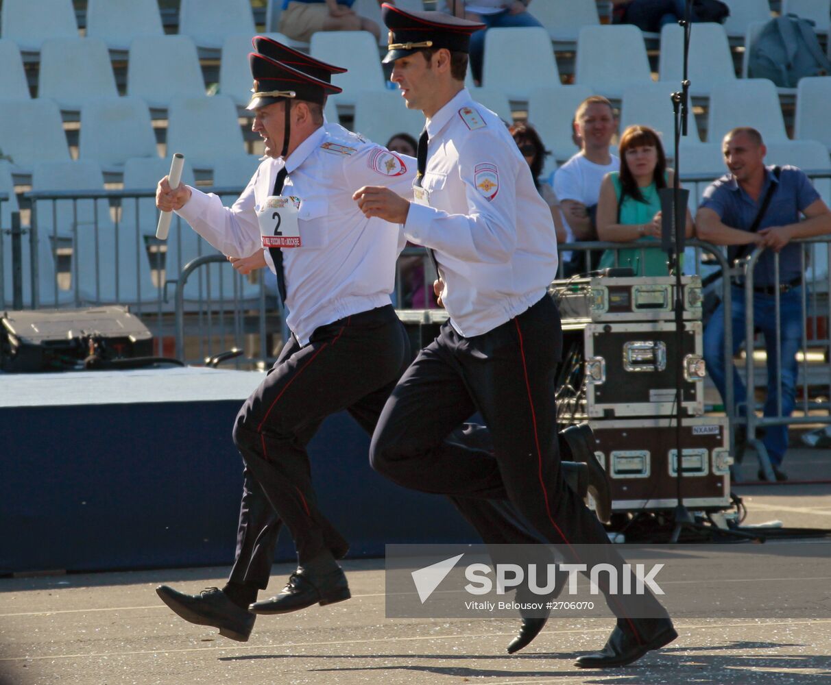 Moscow police sports festival