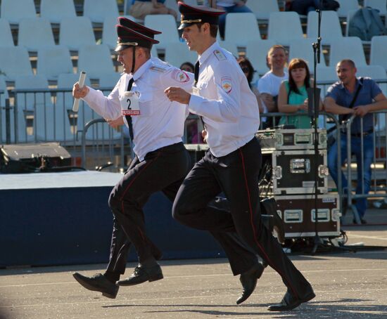 Moscow police sports festival