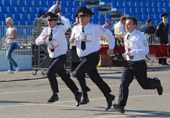 Moscow police sports festival