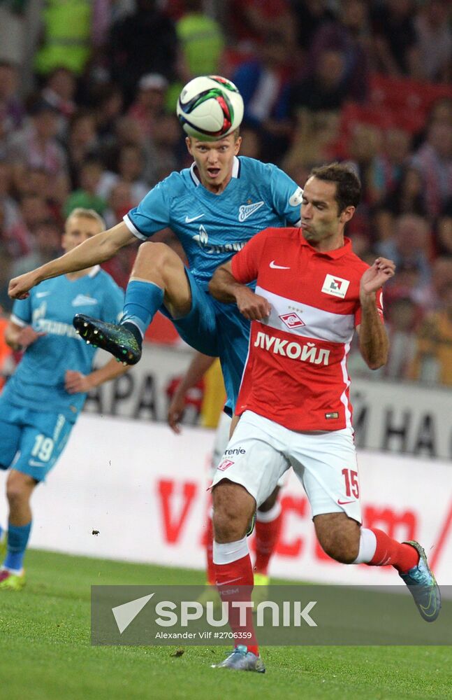 Russian Football Premier League. Spartak vs. Zenit
