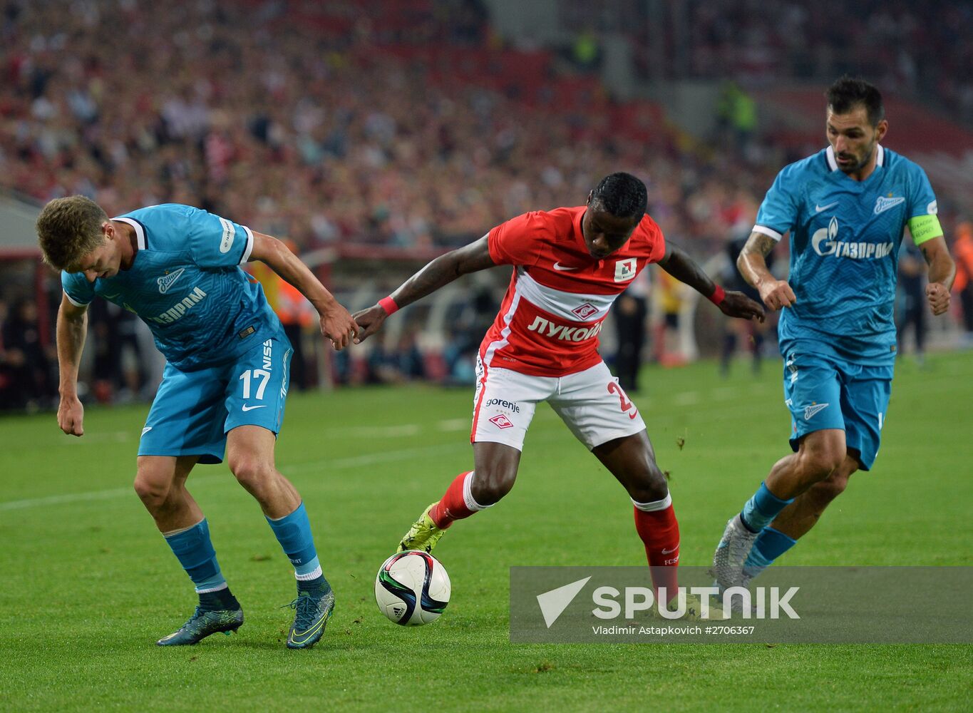 Russian Football Premier League. Spartak vs. Zenit