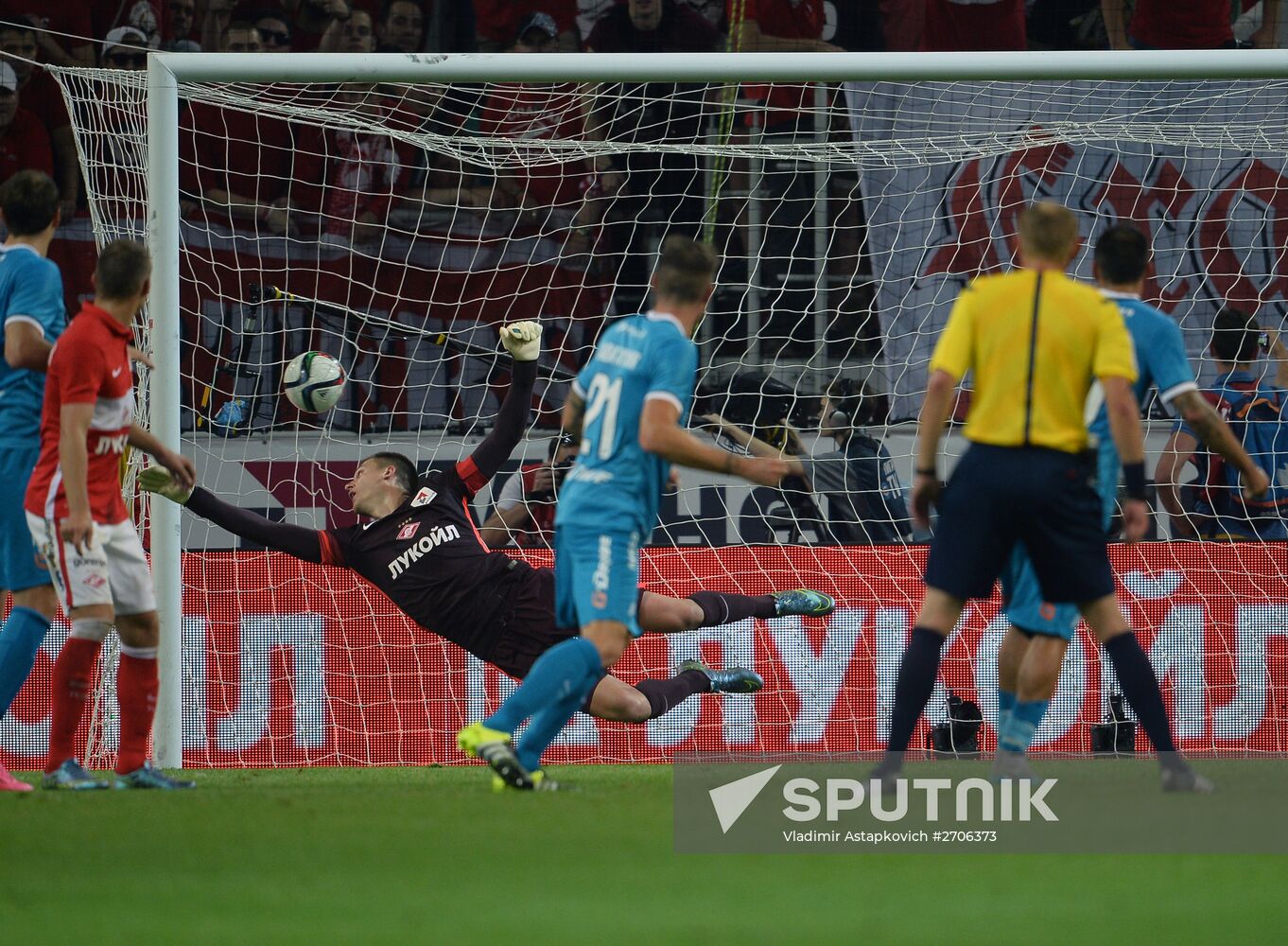 Russian Football Premier League. Spartak vs. Zenit