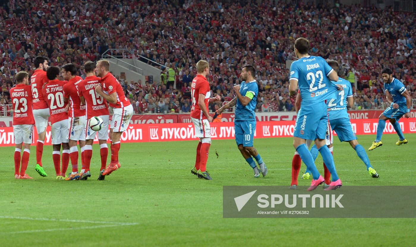 Russian Football Premier League. Spartak vs. Zenit