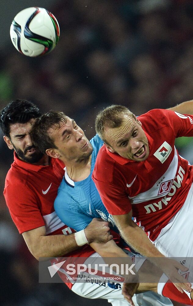 Russian Football Premier League. Spartak vs. Zenit